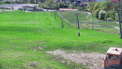 Horní část sjezdovky skiareálu Hlubočky