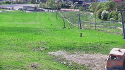 Horní část sjezdovky skiareálu Hlubočky