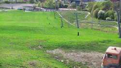 Horní část sjezdovky skiareálu Hlubočky