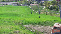 Horní část sjezdovky skiareálu Hlubočky