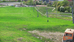 Horní část sjezdovky skiareálu Hlubočky