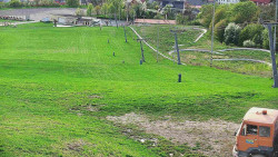 Horní část sjezdovky skiareálu Hlubočky