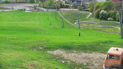 Horní část sjezdovky skiareálu Hlubočky