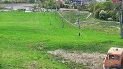 Horní část sjezdovky skiareálu Hlubočky