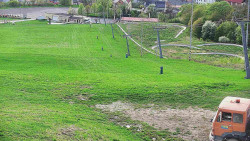 Horní část sjezdovky skiareálu Hlubočky