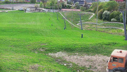 Horní část sjezdovky skiareálu Hlubočky