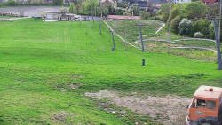 Horní část sjezdovky skiareálu Hlubočky