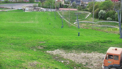 Horní část sjezdovky skiareálu Hlubočky