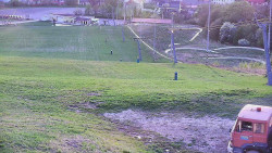 Horní část sjezdovky skiareálu Hlubočky