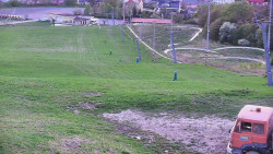 Horní část sjezdovky skiareálu Hlubočky