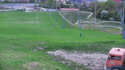 Horní část sjezdovky skiareálu Hlubočky