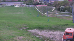 Horní část sjezdovky skiareálu Hlubočky