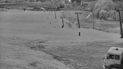 Horní část sjezdovky skiareálu Hlubočky