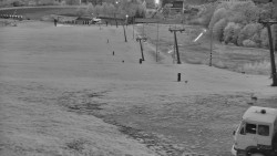 Horní část sjezdovky skiareálu Hlubočky