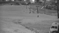 Horní část sjezdovky skiareálu Hlubočky