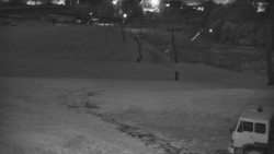 Horní část sjezdovky skiareálu Hlubočky