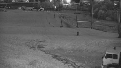 Horní část sjezdovky skiareálu Hlubočky