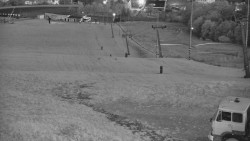 Horní část sjezdovky skiareálu Hlubočky