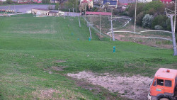 Horní část sjezdovky skiareálu Hlubočky