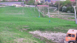 Horní část sjezdovky skiareálu Hlubočky