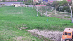 Horní část sjezdovky skiareálu Hlubočky