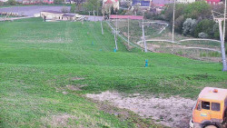 Horní část sjezdovky skiareálu Hlubočky