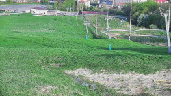 Horní část sjezdovky skiareálu Hlubočky