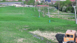 Horní část sjezdovky skiareálu Hlubočky