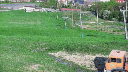 Horní část sjezdovky skiareálu Hlubočky