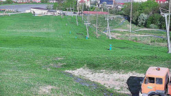 Horní část sjezdovky skiareálu Hlubočky