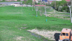 Horní část sjezdovky skiareálu Hlubočky