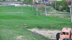 Horní část sjezdovky skiareálu Hlubočky