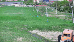 Horní část sjezdovky skiareálu Hlubočky