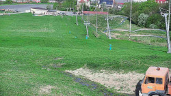 Horní část sjezdovky skiareálu Hlubočky