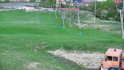 Horní část sjezdovky skiareálu Hlubočky