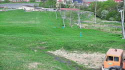 Horní část sjezdovky skiareálu Hlubočky