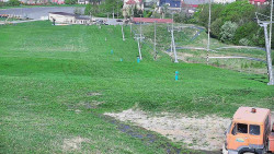 Horní část sjezdovky skiareálu Hlubočky