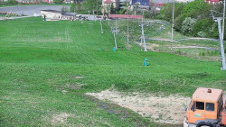 Horní část sjezdovky skiareálu Hlubočky