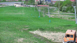 Horní část sjezdovky skiareálu Hlubočky