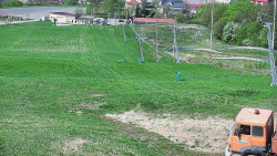 Horní část sjezdovky skiareálu Hlubočky