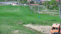 Horní část sjezdovky skiareálu Hlubočky