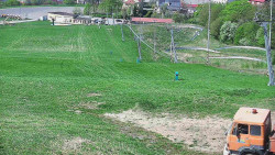 Horní část sjezdovky skiareálu Hlubočky