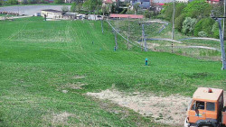 Horní část sjezdovky skiareálu Hlubočky