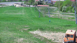 Horní část sjezdovky skiareálu Hlubočky