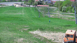 Horní část sjezdovky skiareálu Hlubočky