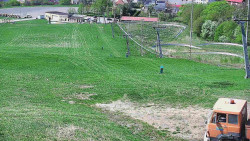 Horní část sjezdovky skiareálu Hlubočky