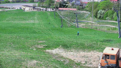 Horní část sjezdovky skiareálu Hlubočky