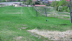 Horní část sjezdovky skiareálu Hlubočky