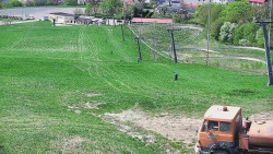 Horní část sjezdovky skiareálu Hlubočky