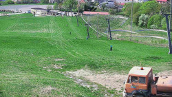 Horní část sjezdovky skiareálu Hlubočky